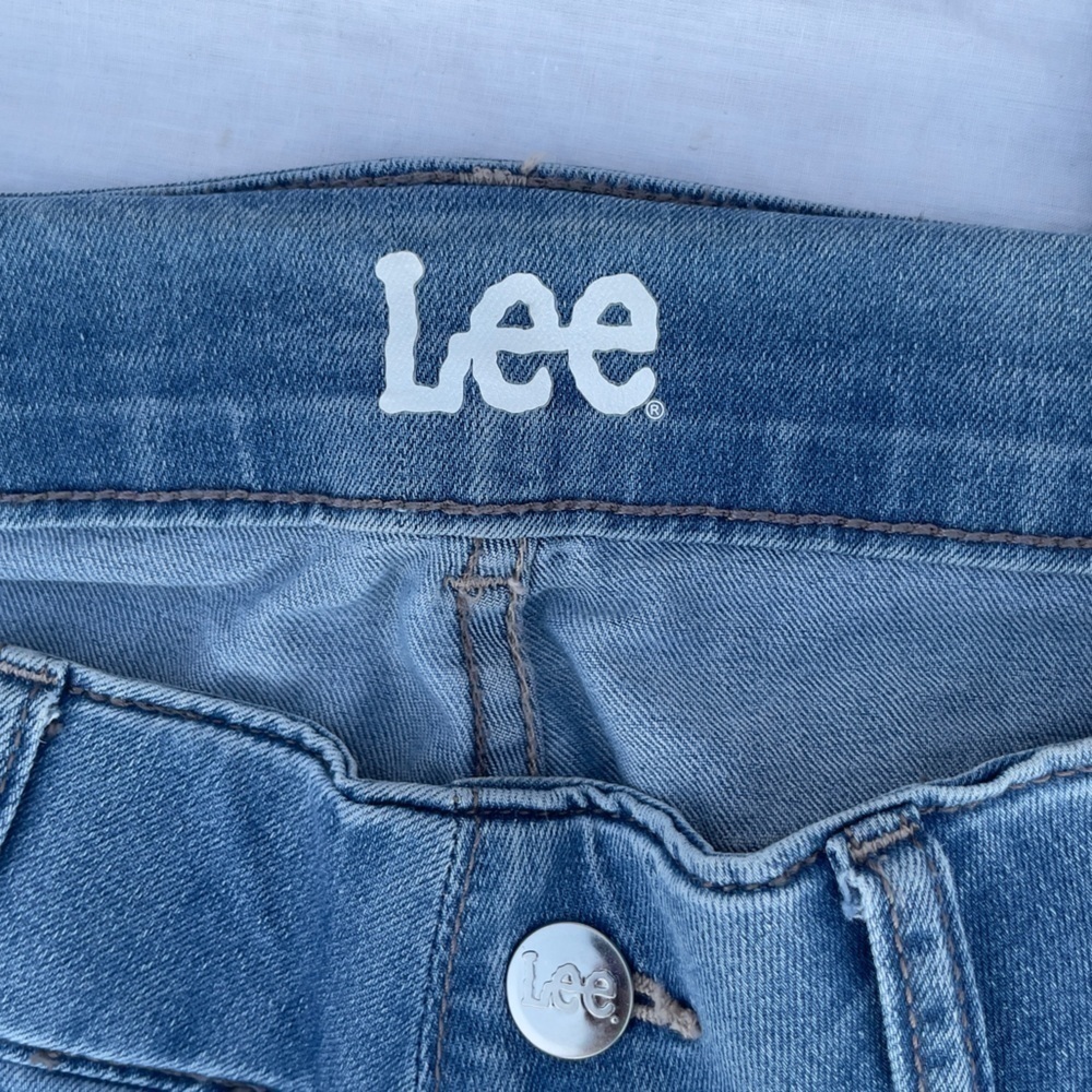 Lee Pull on skinny denim jeans jeggings medium wash size medium - Picture 4 of 12